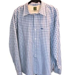 Timberland Blue/White Checkered 100% Cotton